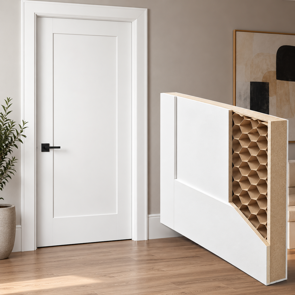 Interior Honeycomb Core Door