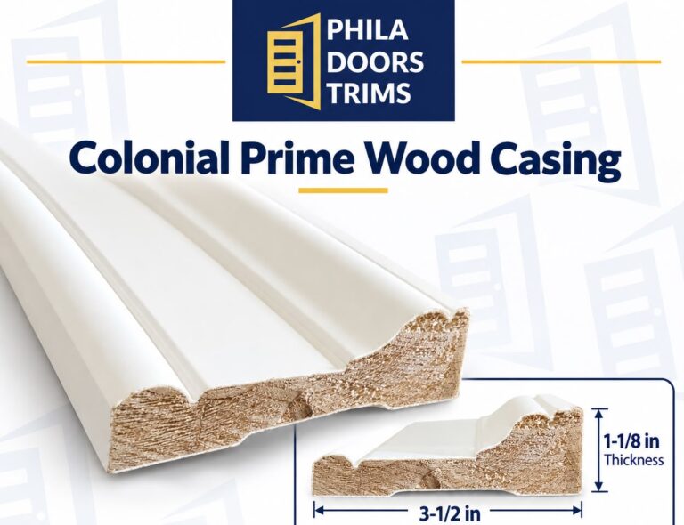 1-1/8″x3-1/2″x87″ Colonial F Prime Wood Casing