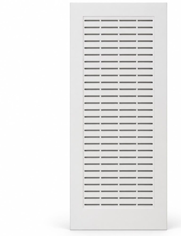 Louver Primed Interior Door Slab